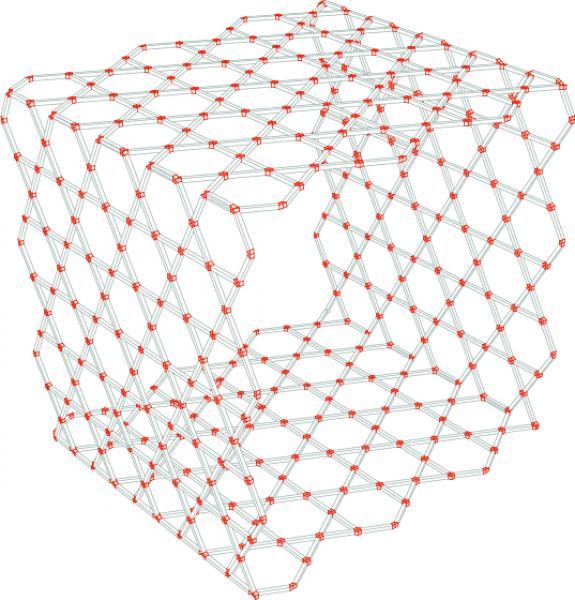 Structural hexagon box